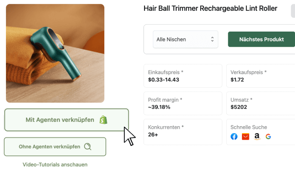 Produkt hinzufügen
